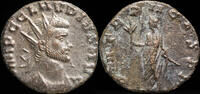 Roman Empire Claudius II Antoninianus - PM TR P II COS PP - 19 mm / 3.14 gr. -
