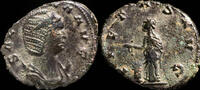 Roman Empire Salonina Antoninianus - PIETAS AVG - 19 mm / 3.15 gr. -