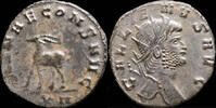 Roman Empire Gallienus Antoninianus - DIANAE CONS AVG - 20 mm / 3.15 gr. -