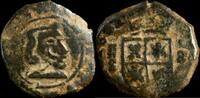 SPANISH MONARCHY  1661,8 Maravedis Hammered Philip IV, Segovia Mint(Ensayador S)-17 mm / 2,3 gr TTB