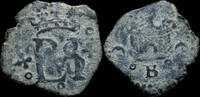 SPANISH MONARCHY  Blanca Philips II, Burgos Mint - 18 mm / 0.97 gr. TTB