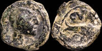 IBERIAN PUNIC REPUBLICAN Ancient Hispania - Cvnbaria (Sevilla) Ae Semis - 19 mm / 6.40 gr. -