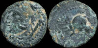 IBERIAN PUNIC REPUBLICAN Ancient Hispania - Carisa, Bornos (Cádiz) Ae Semis - 19 mm / 4.29 gr. -