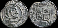 SPANISH MONARCHY  1661, 8 Maravedis Philip IV, Burgos Mint.(A Martillo) - 18 mm / 2,42 gr. TTB