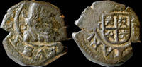 SPANISH MONARCHY  1661, 8 Maravedis Hammered Philip IV, Granada Mint - 16 mm / 2,15 gr. TTB