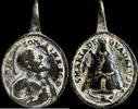 RELIGIOUS MEDALS Medal XVI-XVII centuries, V. Guadalupe / S. Jerome - 25 x 16 mm -