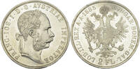 Österreich Franz Josef I. Doppelgulden 1885 Vorzüglich-Stempelglanz