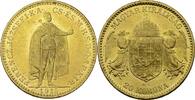 Österreich Franz Josef I., Kremnitz, 20 Kronen 1915 Feiner Prägeglanz, fast Stempelglanz