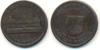 Grossbritannien: Warwickshire: Birmingham: Penny 1812 Gebäude / Wappen TTB