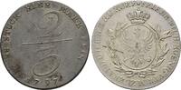 Brandenburg Preussen: 2/3 Taler Berlin, Handelsgulden 1797 Friedrich Wilhelm III, 1797-1840: TTB-SUP