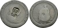 Grossbritannien: Penny mit südasiatischem Gegenstempel 1797 Georg III, 1760-1820: s, Gegenstempel TTB