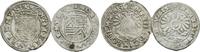 Hanau Münzenberg: Lot 2 x 3 Kreuzer 1613, 1614 Philipp Moritz, 1612-1638: TTB