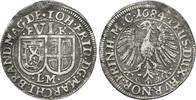 Brandenburg Ansbach: 6 Kreuzer Schwabach Johann Friedrich, 1667-1686: -