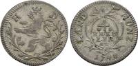 Hessen Darmstadt: 4 Kreuzer 1748 AK Ludwig VIII, 1739-1768: TTB