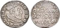 Polen: 3 Gröscher Olkusz Sigismund III, 1587-1632: -