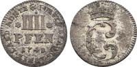 Braunschweig Wolfenbüttel: 4 Pfennig 1748 o.Mzz. Karl I, 1735-80: TTB sehr seltenes Jahr !!