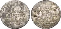 Fulda Bistum: 1/6 Taler Kriegsprägung Adalbert II. von Walderdorff, 1756-1759: -