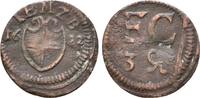 Brandenburg Ansbach: Kipper 3 Pfennig Fürth oder Roth Joachim Ernst, 1603-1625: -