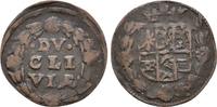 Kleve: Kupfer 3 Heller Emmerich Possidierende Fürsten, 1609-1624: -