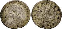 Brandenburg Ansbach 6 Kreuzer Karl Wilhelm Friedrich 1729-1757 -