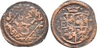 Barby Grafschaft: Kipper Kupfer 3 Pfennig Barby o. Mühlingen Albrecht und Jost Günther, 1617-1641: -