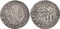 Sachsen: 1/2 Taler Schneeberg 1561 T August, 1553-1586: TTB-, Kratzer, selten !!