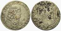 Anhalt Zerbst: Carl Wilhelm, 1667-1718. 2/3 Taler -