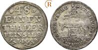 Stolberg Stolberg: 1/48 Taler Christoph Ludwig und Friedrich Botho, 1739-1761: -
