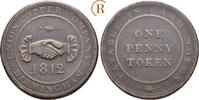 Grossbritannien: Penny Token Birmingham 1812 TTB