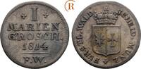 Waldeck: 1 Mariengroschen Georg Heinrich, 1813-1845: -