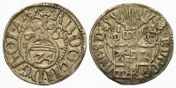 Schleswig-Holstein Schauenburg: Ernst III. Groschen "Mit verkürzter Jahreszahl 604" -