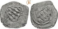 Einseitiger Pfennig nach fränkischer Art. Sulzbach  Pfalz Oberpfalz: Ruprecht II, 1330-1398 bis Ruprecht III, 1398/1400-1410: vz
