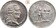 Schlesien Württemberg Öls: Silbermedaille auf seinen Tod Karl Christian Erdmann, 1744-1792: -