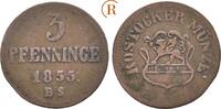 Rostock Stadt: 3 Pfennig -