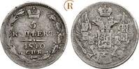 Russland: 5 Kopeken St. Petersburg 1840 Nikolaus I, 1825-1855: TTB