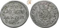 Brandenburg Ansbach: Landmünze zu 2 1/2 Kreuzer Schwabach Christian Friedrich Karl Alexander, 1757-1791: -