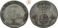 Württemberg: 6 Kreuzer Friedrich II, 1797-1805: -