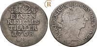 Preussen: 1/12 Taler Breslau Friedrich II. der Große, 1740-1786: -