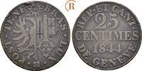 Schweiz Genf: 25 Centimes -