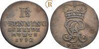 Braunschweig Calenberg Hannover: 1 1/2 Pfennig George III, 1760-1820: -