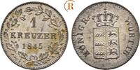 Württemberg: 1 Kreuzer Wilhelm I, 1816-1864: -
