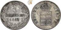 Württemberg: 3 Kreuzer Wilhelm I, 1816-1864: -