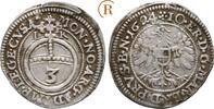 Brandenburg Ansbach: 3 Kreuzer Roth Joachim Ernst, 1603-1625: -