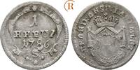 Brandenburg Ansbach: 1 Kreuzer Schwabach Christian Friedrich Karl Alexander, 1757-1791: -