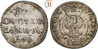 Brandenburg Ansbach: 2 1/2 Kreuzer Schwabach Christian Friedrich Karl Alexander, 1757-1791: -