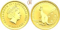 Australien: 25 Dollar Kangaroo 1/4 Unze GOLD -