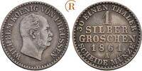 Preussen: 1 Silbergroschen Wilhelm I, 1861-1888: -