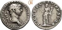 Antike. Römisches Kaiserreich: Denar Trajan, 98-116: -