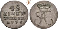 Anhalt Bernburg: 1/48 Taler Friedrich Albrecht, 1765-1796: -