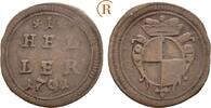 Brandenburg Bayreuth: 1 Heller Christian Ernst, 1655-1712: -